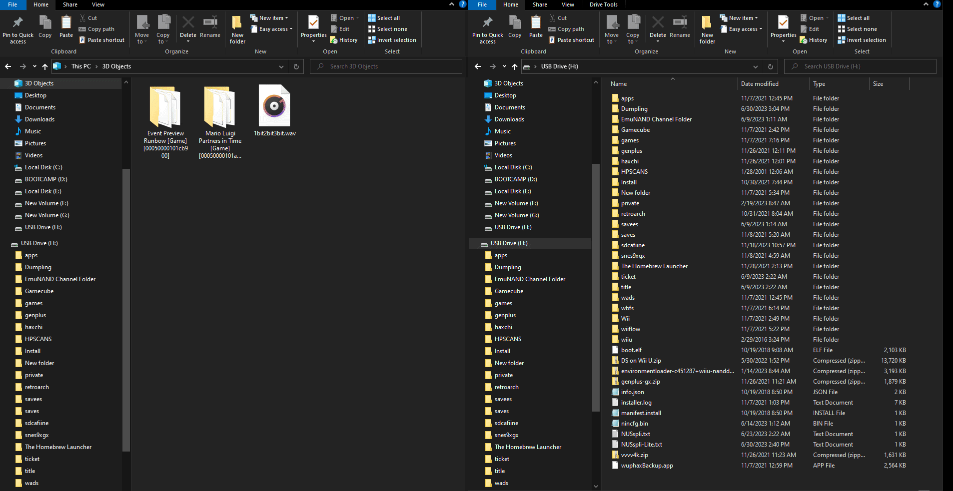 Moving game files to SD card